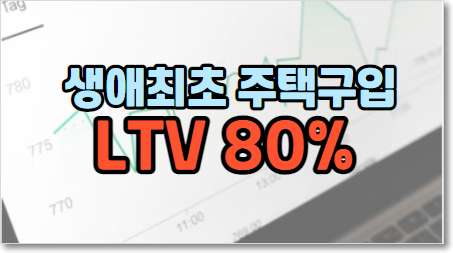 생애최초 주택구입 LTV 80%